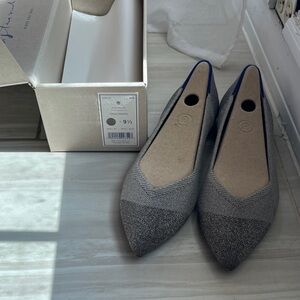 Rothy's, The Point in Metallic, Women's Flats